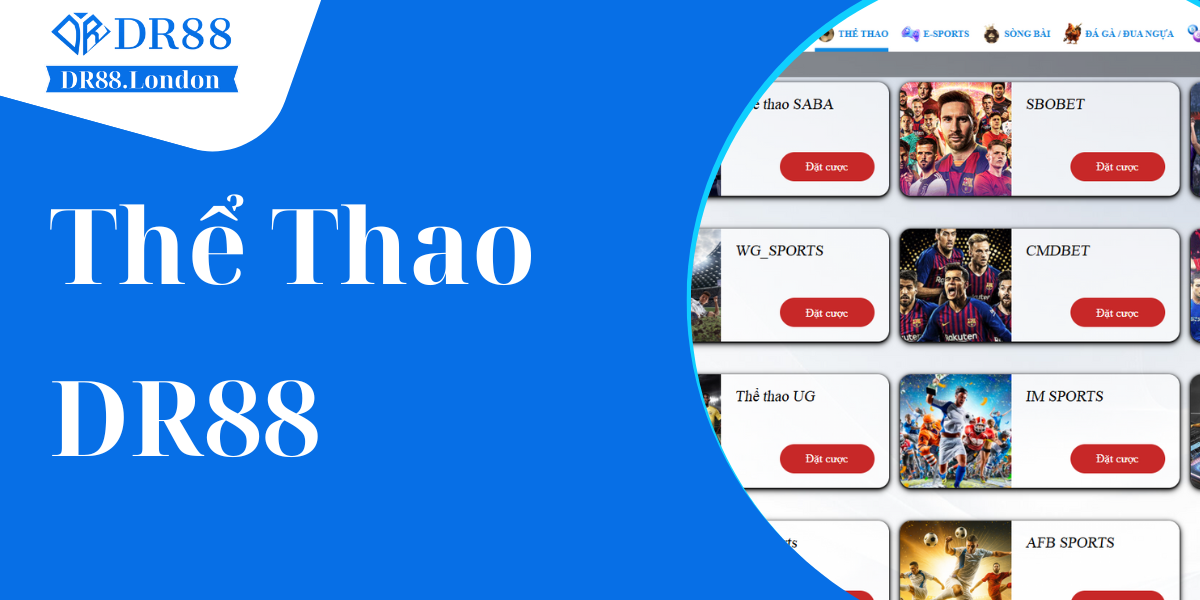 Thể thao DR88 – Cá cược đỉnh cao, trải nghiệm sống động