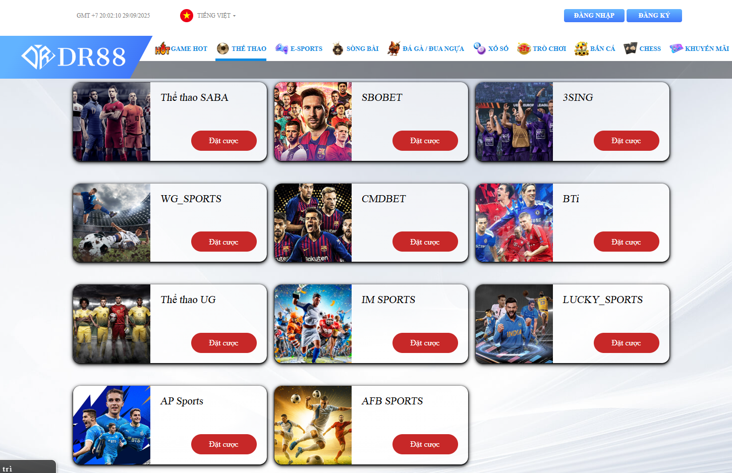 Giới thiệu về sảnh thể thao DR88