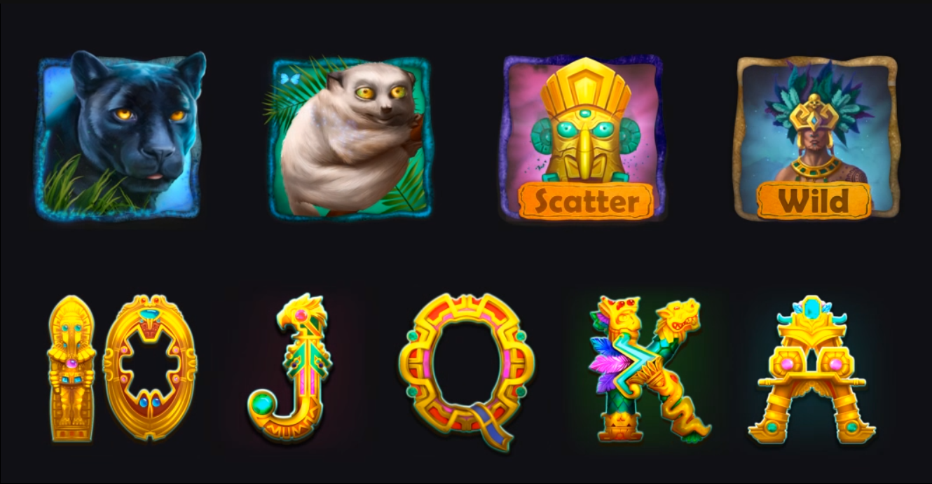 Các biểu tượng phổ biến trong slot game Thành Phố Vàng Maya